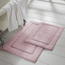 blush bathroom rugs